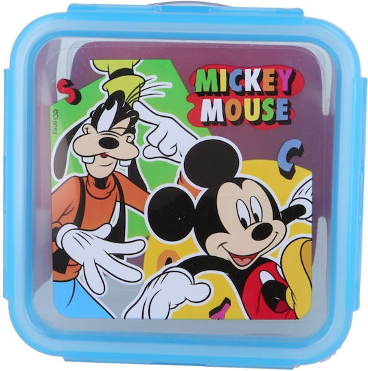 Mickey Mouse Clubhouse Plastic Kids' Food Container Mickey 0.73lt Light Blue