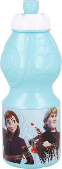 Stor Kids Water Bottle Frozen Plastic Light Blue 400ml