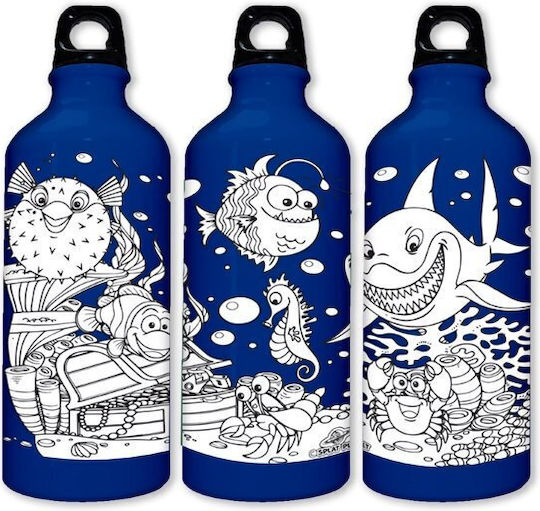 Splat Planet Παιδικό Παγούρι Αλουμινίου 600ml