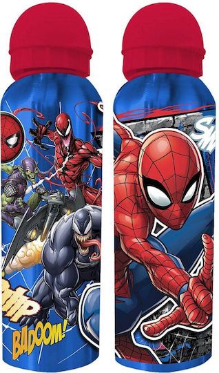 Creative Concepts 4016-9176M Παιδικό Παγούρι Spiderman Αλουμινίου Κόκκινο 500ml