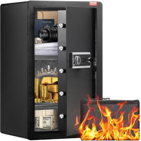 Vevor Tresor mit digitalem Schloss Abmessungen H70xB42xH38cm mit Gewicht 24.8kg DMBXXLS3139C2FQ89V9