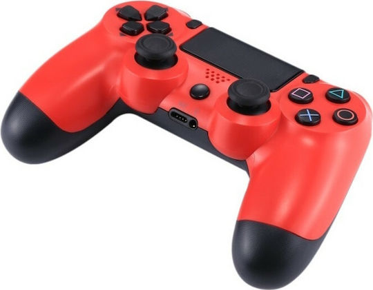 Level Up LevelUp Doubleshock Ασύρματο Gamepad για PS4 Κόκκινο