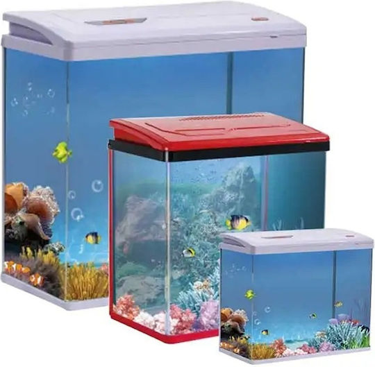 Fish Aquarium Capacity 11lt with Filter and 28.5x30x30cm Black