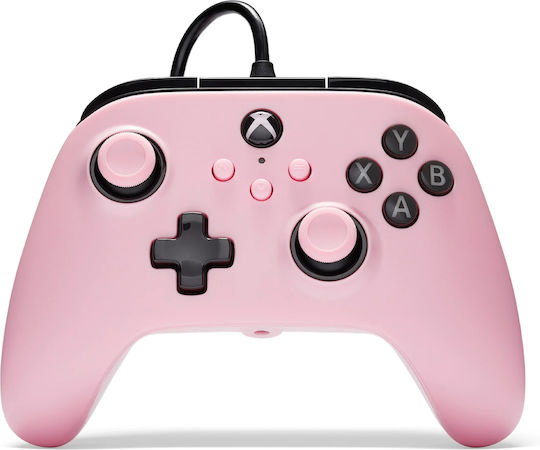 PowerA Ενσύρματο Gamepad για PC / Xbox One / Xbox Series Ροζ