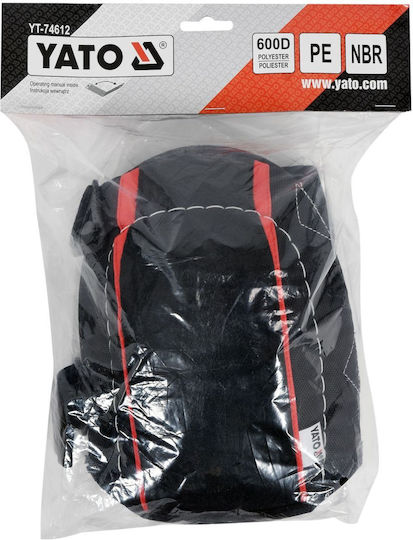 Set 2 Yato Yt-74612 Knieschützer Schwarz 0,33 kg