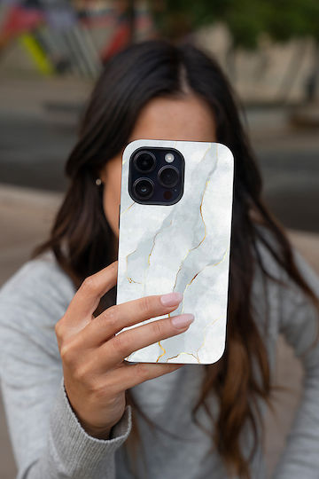 Sonique Marble Series Case for Samsung Galaxy A35 5G White 01