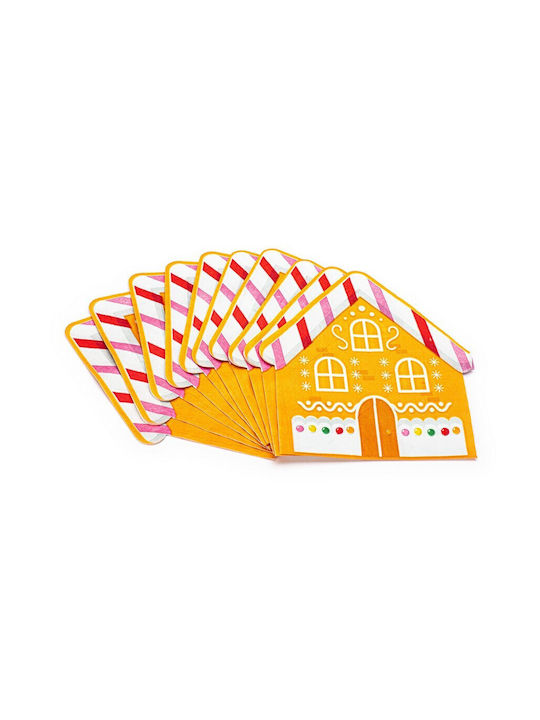 Tri-Coastal Design Gingerbread House Χαρτοπετσέτα Tri-Coastal Design Gingerbread House Χαρτοπετσέτα