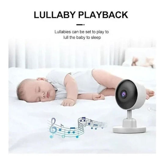 Andowl Wireless Baby Monitor with Camera & Screen 2.8" , Two-way Communication & Lullabies