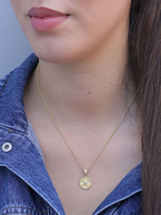 Gold Charm 14K Green