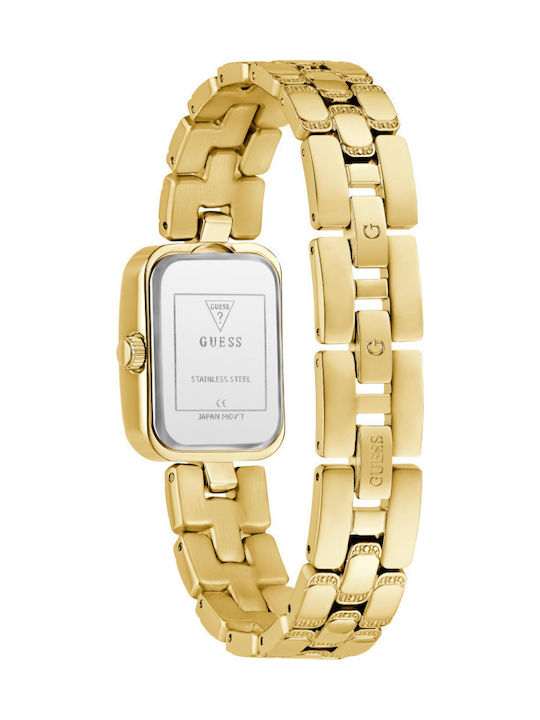 Guess Women's Watch Chronograph with Gold Metal Bracelet
