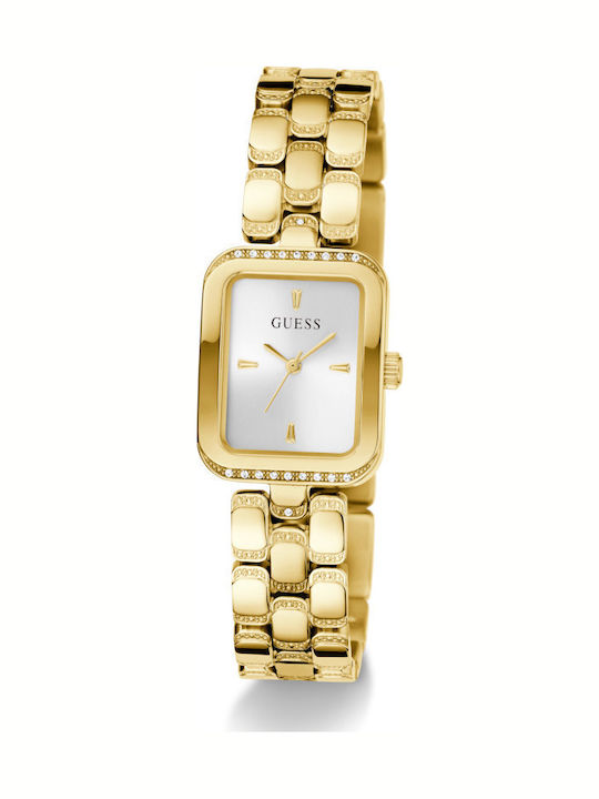 Guess Women's Watch Chronograph with Gold Metal Bracelet