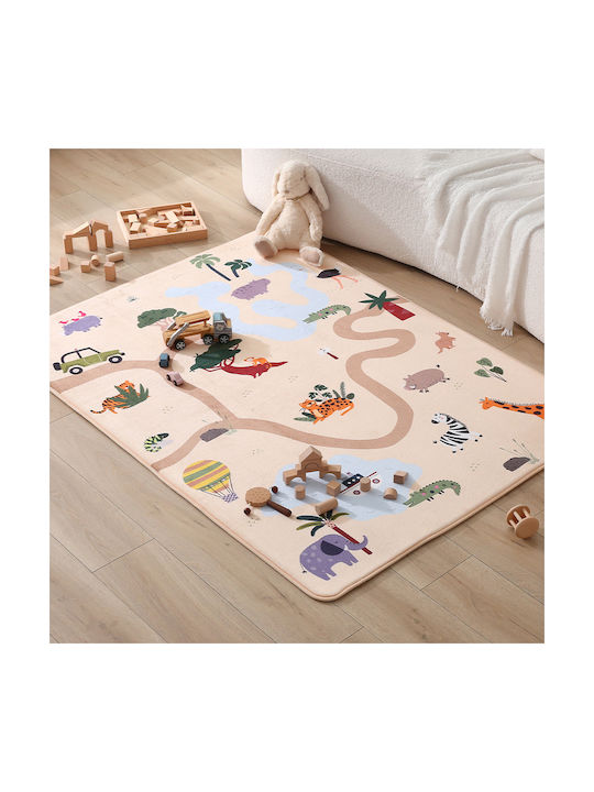 Hakuna Matte Kinder Teppich Beige 160x120cm Dicke 15mm