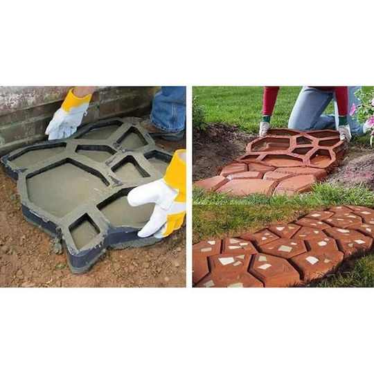 Plastic Mold for Garden Flooring 35x35cm