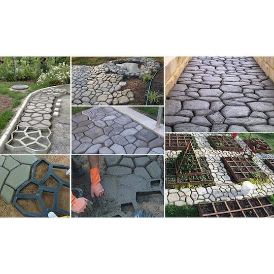 Plastic Mold for Garden Flooring 35x35cm