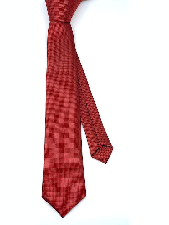 Legend Accessories Men's Tie Set Synthetic Monochrome In Red Colour