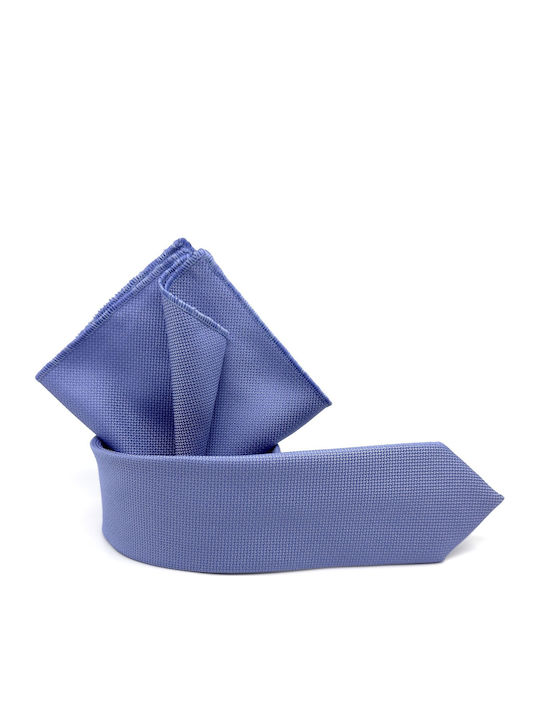Legend Accessories Synthetic Men's Tie Set Monochrome Light Blue