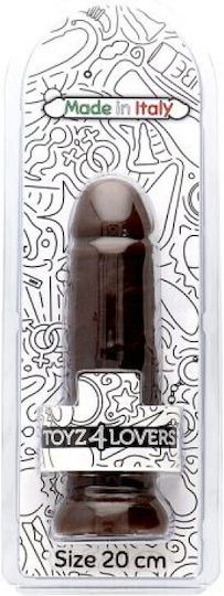 Toyz4lovers Nico Ρεαλιστικό Dildo με Βεντούζα Καφέ 20cm