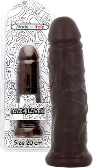 Toyz4lovers Nico Ρεαλιστικό Dildo με Βεντούζα Καφέ 20cm