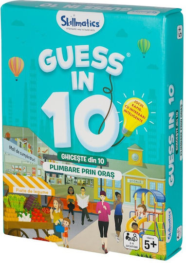 Joc de Societate Guess In 10 - Cities pentru 2-6 Jucători 5+ Ani Skillmatics