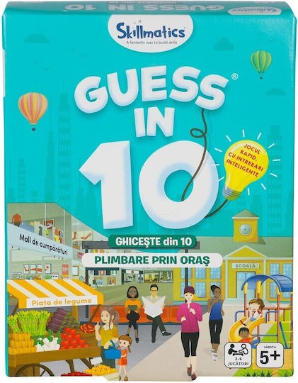 Joc de Societate Guess In 10 - Cities pentru 2-6 Jucători 5+ Ani Skillmatics