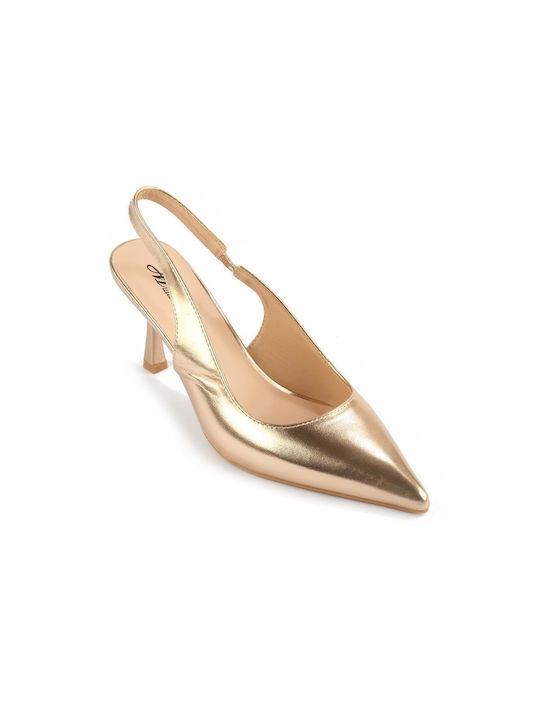 Pointed Mule Fshoes Cic340.19 Fshoes Champagne