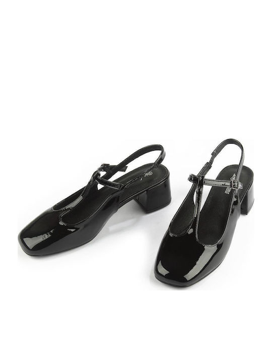 Pumps mit eckigem Absatz Fshoes Cic339.00 Fshoes Schwarz