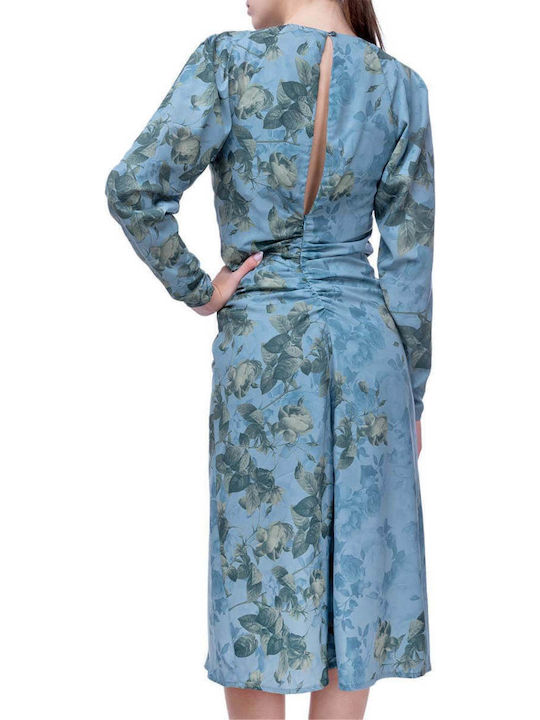 MY T Rochie All Day Culoare Full Face Albastru Deschis