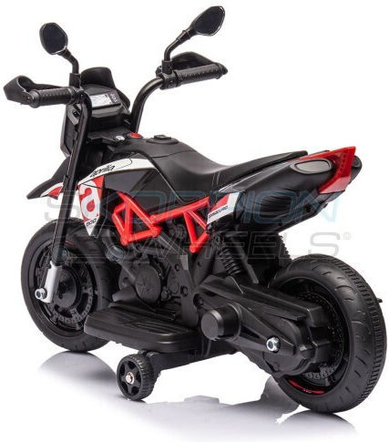 Kinder Motorrad Aprilia Dorsoduro 900 Original Elektroantrieb 6 Volt Rot