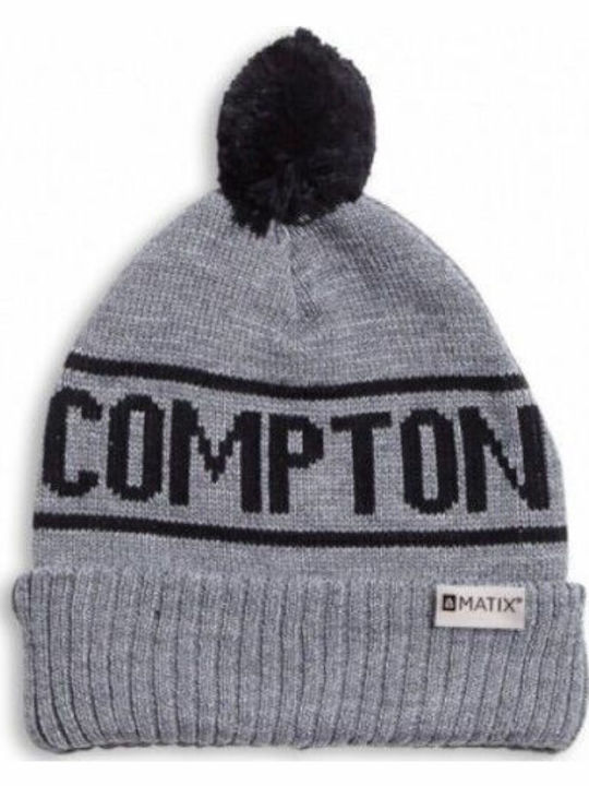 Beanie Unisex Beanie Knitted in Gray color