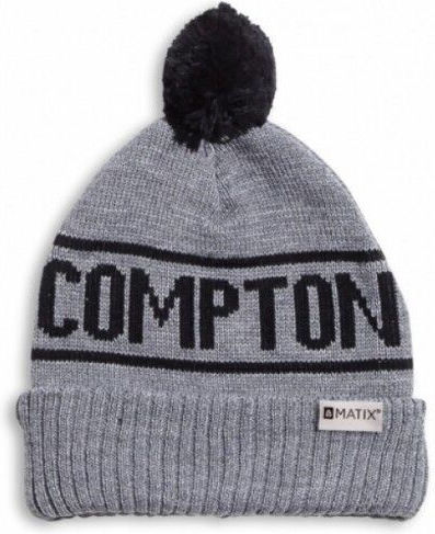 Beanie Unisex Σκούφος Πλεκτός σε Γκρι χρώμα
