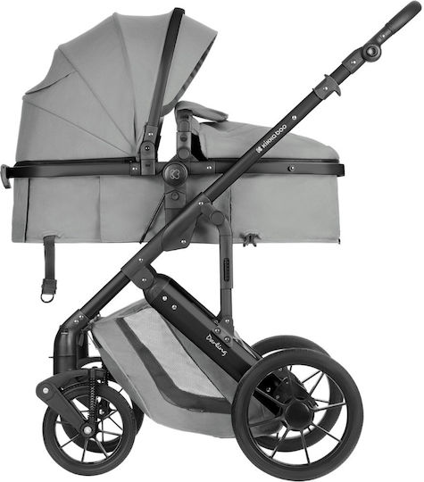 Kikka Boo Darling Adjustable 3 in 1 Baby Stroller Suitable for Newborn Light Grey 13kg