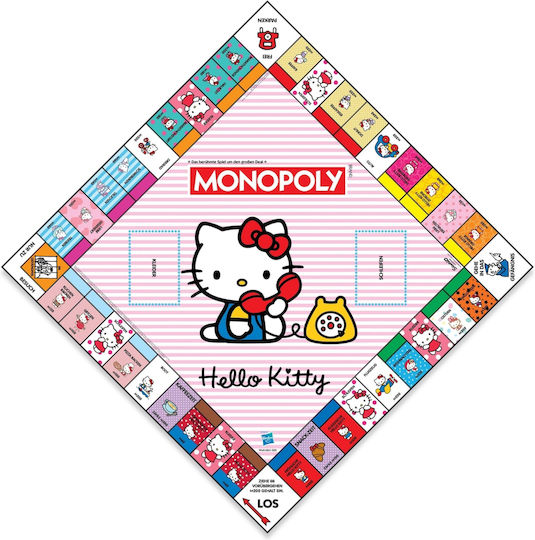 Επιτραπέζιο Παιχνίδι Monopoly Hello Kitty για 2-6 Παίκτες 8+ Ετών (GER) Winning Moves