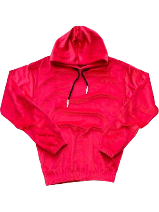 Jogginganzug Samt Red