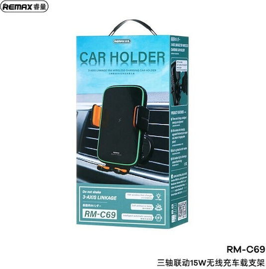 Remax Car Mobile Mount with Adjustable Hooks Black