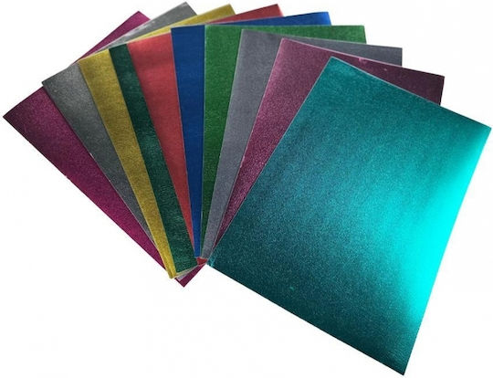 Next Blister 10 Sheets Eva Metallic Cocktail 10 Colors 25x35cm