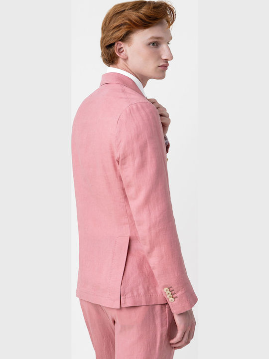 Sommer Herrenanzug Pink