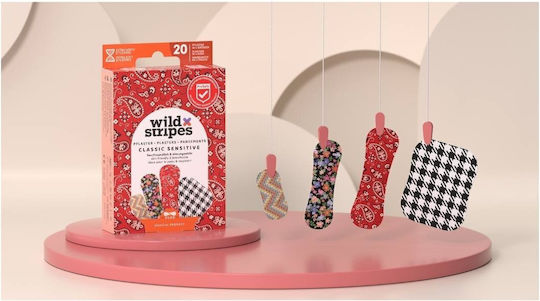Wild Stripes Classic Sensitive Kids Plasters 20pcs