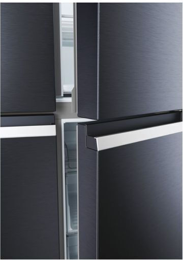 Haier Side-by-Side Kühlschrank 528Es Total NoFrost H190xB90.8xT64.8cm. Schwarz HCR5919ENMB