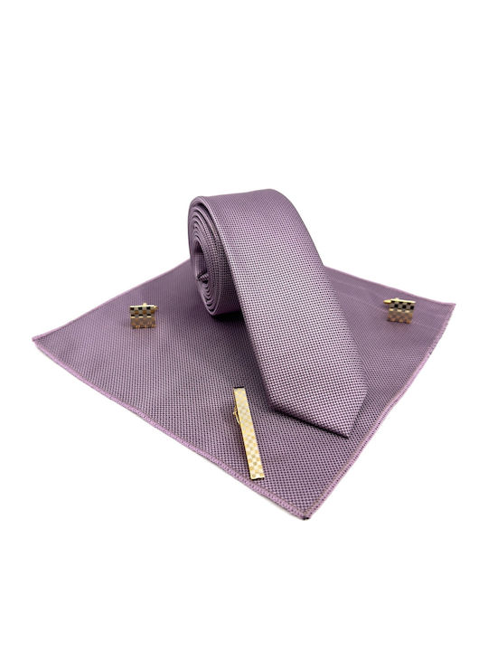 Legend Accessories Подредба Мъжка Вратовръзка с Щампа Лавандулов