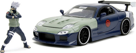 Jada Toys Naruto: Kakashi Hatake & 1993 Mazda Rx-7 Vehicle Figure height 20cm at Scale 1:24