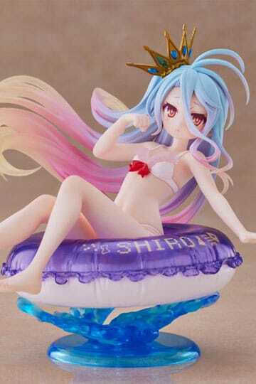 Taito Corporation No Game No Life Shiro Aqua Float Girls Figure 10cm