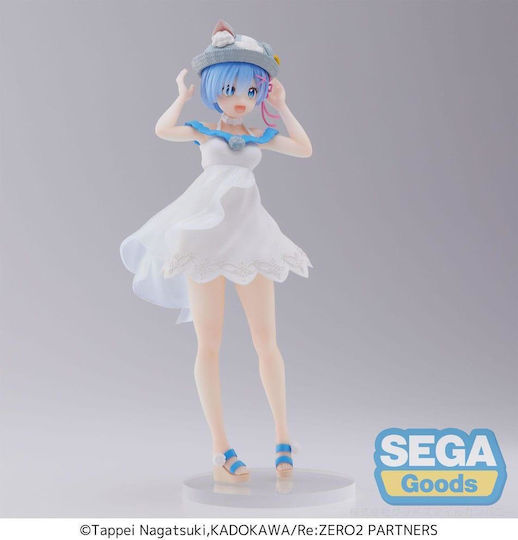 Sega Re: Zero Starting Life in Another World Rem Nyatsu Day Luminasta Figure 19cm