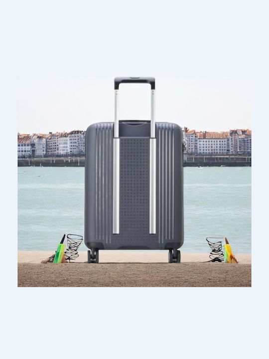 Delsey Ordener Medium Hard Gray Suitcase With 4 Wheels Height 66cm