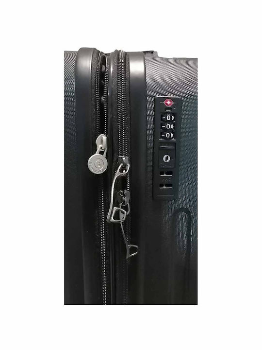 Bartuggi Cabin Hard Petrol Suitcase With 4 Wheels Height 55cm