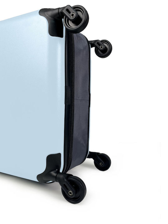 Pegasus Βαλίτσα Ταξιδίου Καμπίνας Σκληρή Sky Blue με 4 Ρόδες Ύψους 55εκ.