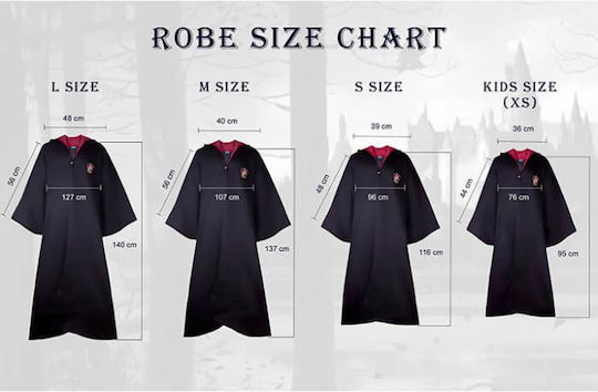 Cinereplicas Harry Potter: Harry Potter Kids Wizard Robe Gryffindor Figur Höhe 110cm im Maßstab 1:1