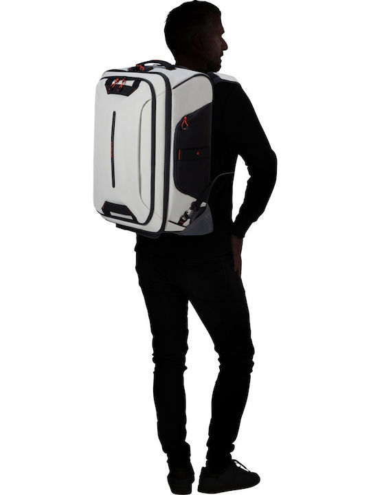 Samsonite Ecodiver Duffle Wheels Cabin Fabric Suitcase Cloud White With 2 Wheels Height 55cm