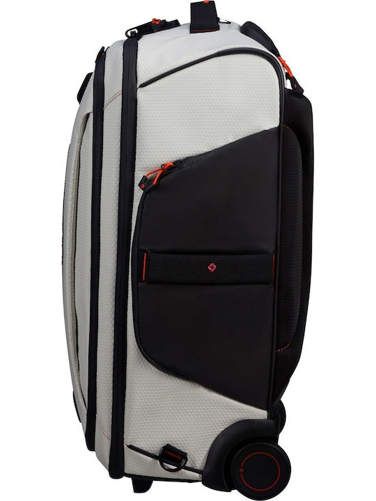 Samsonite Ecodiver Duffle Wheels Cabin Fabric Suitcase Cloud White With 2 Wheels Height 55cm