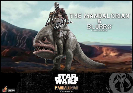Hot Toys Star Wars: The Mandalorian & Blurrg The Mandalorian Φιγούρα Δράσης ύψους 37εκ. σε Κλίμακα 1:6