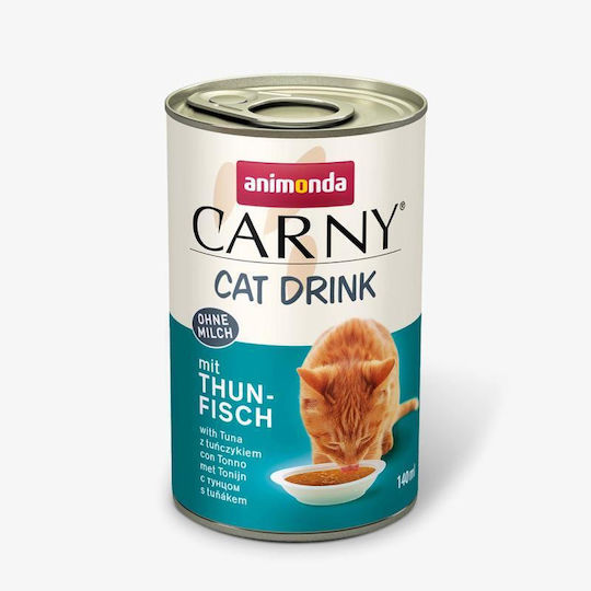 Animonda Carny Cat Drink Wet Food for Adult Cats in Cans with Tuna Grain-Free 140gr